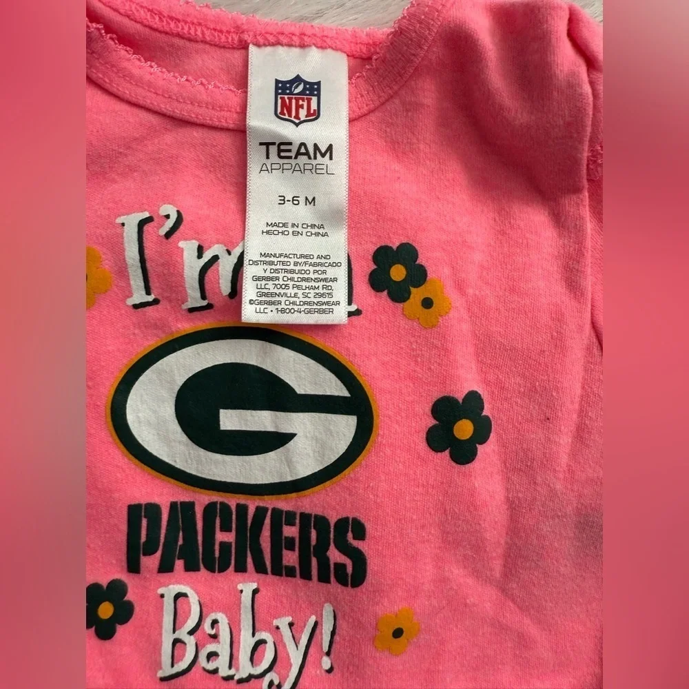 Bundle (2) NFL Packers Baby Onesie